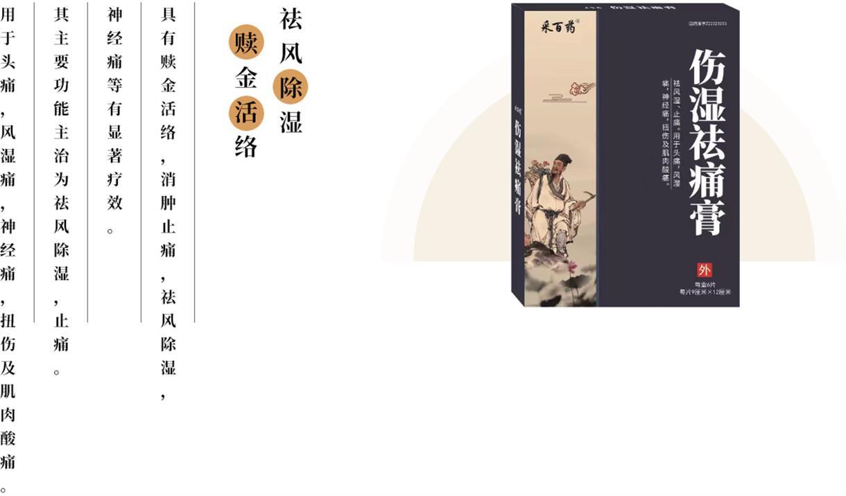 伤湿祛痛膏